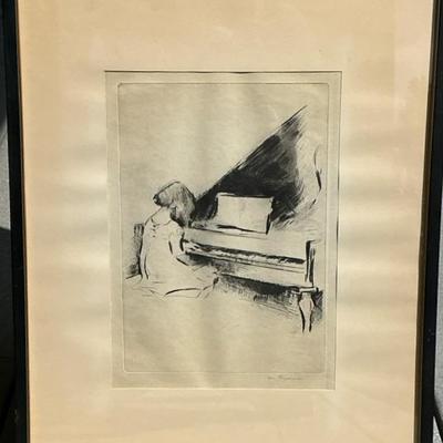 Andante By Margery Ryerson Signed By The Artist 