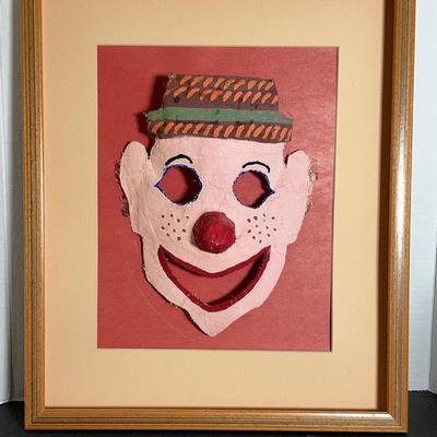 Happy Framed Clown