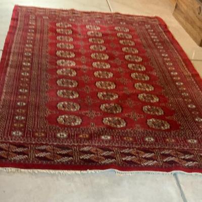 Tekke Handwoven Wool Rug 6’ X 9’