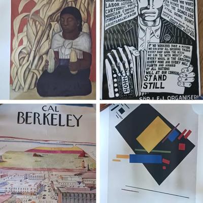 (5) Artistic Posters A: Northland Poster Collective, Cal Berkeley & Diego Rivera