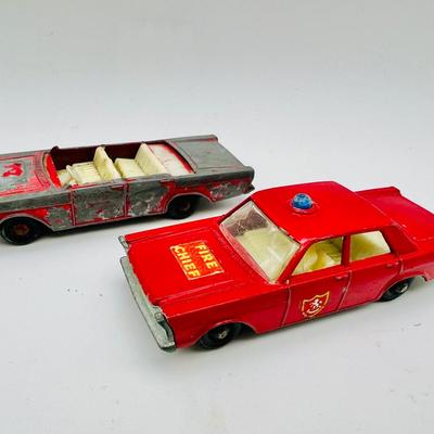 (2) Lesney MATCHBOX Series No. 59 Ford Galaxie