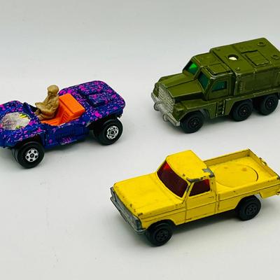 (3) Lesney MATCHBOX Rolamatics 1973