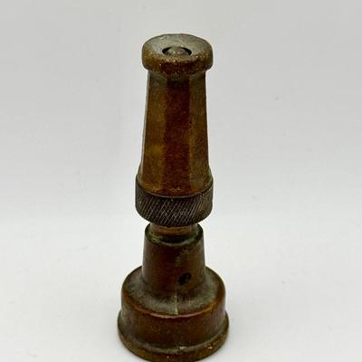Vintage Solid Brass Garden Hose Nozzle