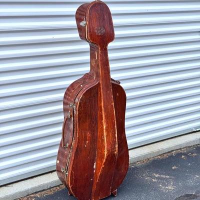 Large Wooden Instrument Case