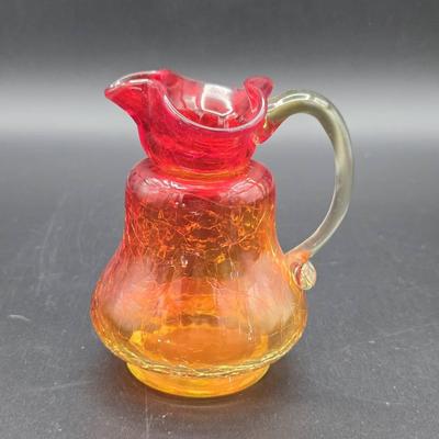 Handblown Glass Pitcher