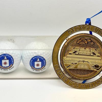 CIA Ornament & Golf Balls
