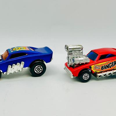 (2) 1972 Big Banger & Pi-Eyed Piper MATCHBOX Lesney Superfast