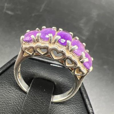 Amethyst Sterling Silver Ring