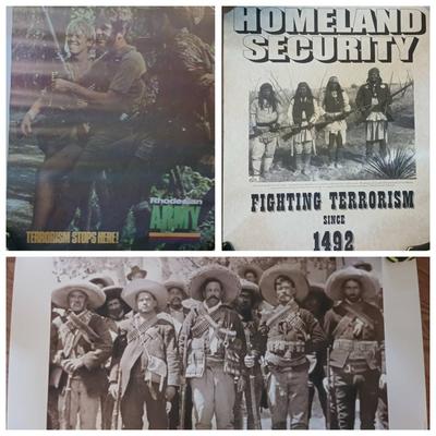 (3) Historical Posters B: Agustín Casasola, Rhodesian Army & Homeland Security