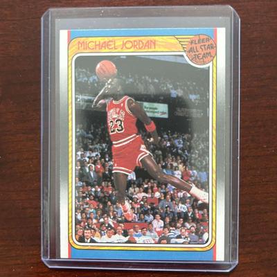 1988 Fleer Basketball Michael Jordan Allstar