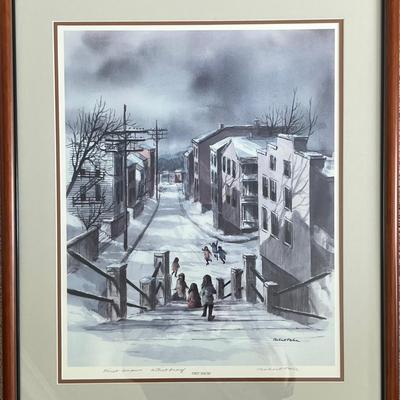 Robert Fabe Signed Artist Proof “First Snow”