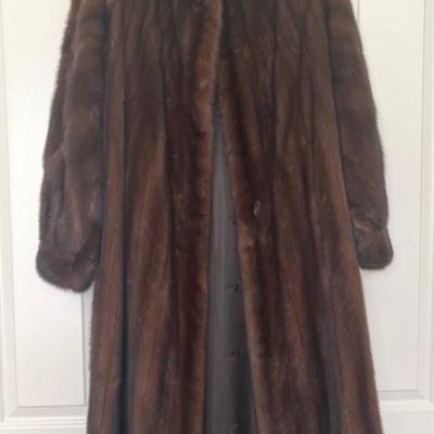 Brown Mink Stroller Coat from Kotsovos 