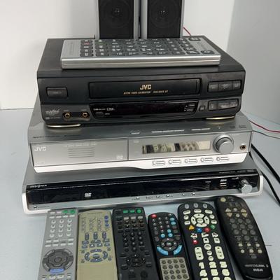 JVC DVD Player, INSIGNIA DVD, JVC VCR With Remotes 