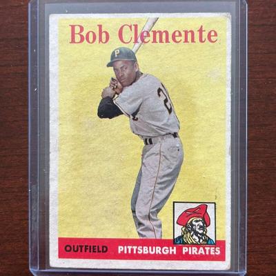 1958 Topps Baseball Card Bob Clemente
