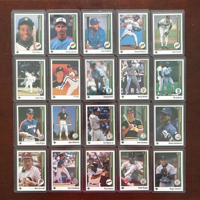 1989 Upper Deck Complete Set 1-700. Ken Griffey Jr. Rookie Card and More