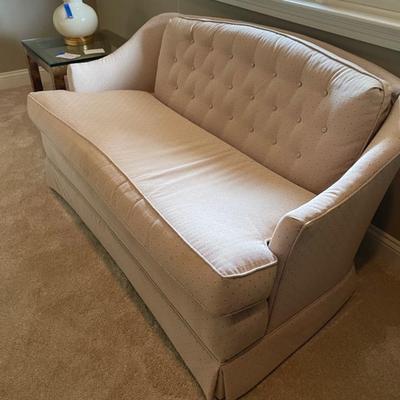 Vintage Upholstered Loveseat 