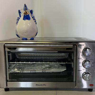 Power XL Toaster Oven And Ceramic Rooster 