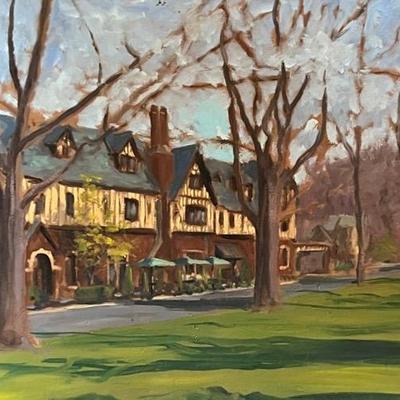 Larry Griggs Acrylic Painting of Mariemont