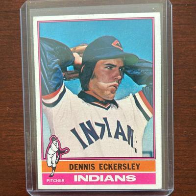 1976 Topps Baseball Card - Dennis Eckersley Rookie Card