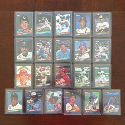 1986 Donruss Compete Set. Jose Canseco Rookie, Roger Clemens and More