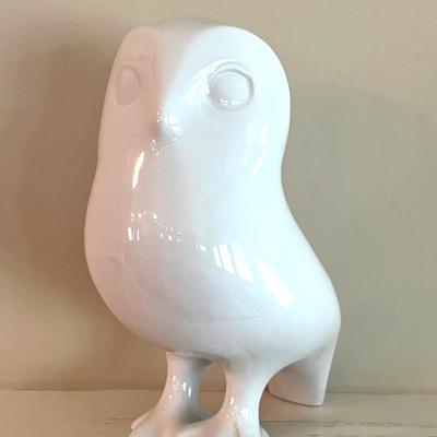 Royal Dux Bohemia Porcelain Owl