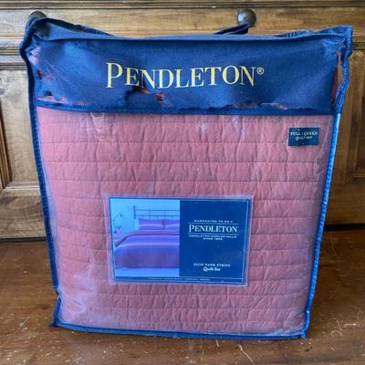 100% Cotton Pendleton Full/ Queen Quilt Set