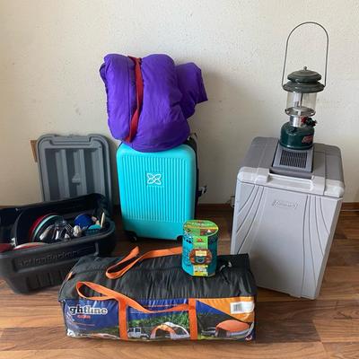 Camping Gear Complete Camping Gear Lot with Tent, Sleeping Bag, Cooler and More