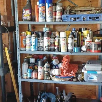 Mechanic’s Shop Shelf – Paint, Power Tools, Wiring & More