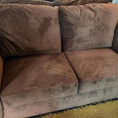 AY167E Chocolate Loveseat