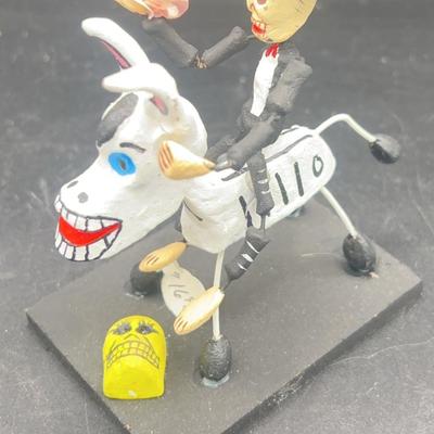 AY161E Day Of Dead Pancho W/ Donkey
