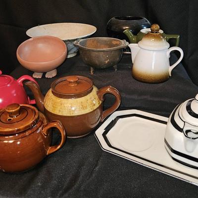AY301E Teapots With Lids  Bowls Unique