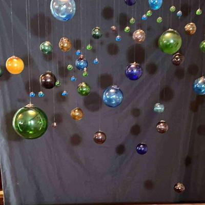 AY173E Hand Blown Glass Orbs