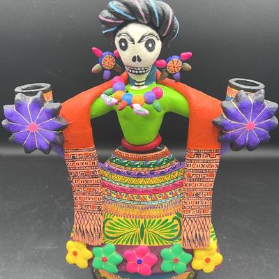 AY155E Frida Kaylo Inspired Candle Holder