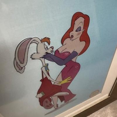 Roger Rabbit and Jessica cartoon official cell