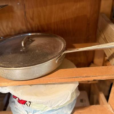 All Clad pots and pans 