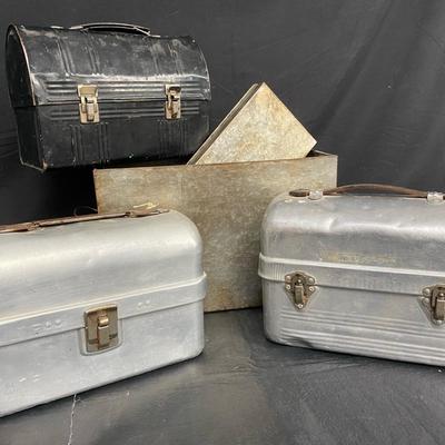 Vintage Aluminum Lunch Boxes