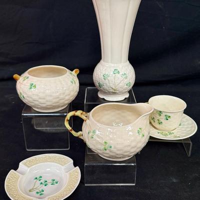 Belleek Clover China Set 