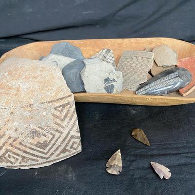Pottery Shards, Fossils, And More