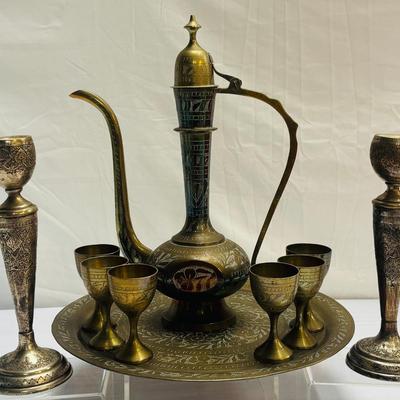 Vintage Asian Indian / Middle Eastern Brass Collection