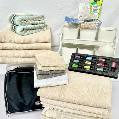Soft Bath Towels, Aromatherapy & More! 