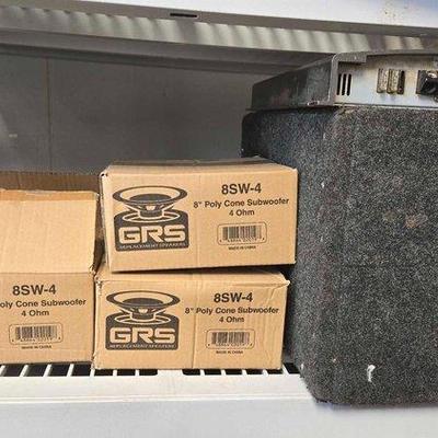 Sale Photo Thumbnail #211: #2042 • Poly Cone Subwoofer 4 OHM & More
