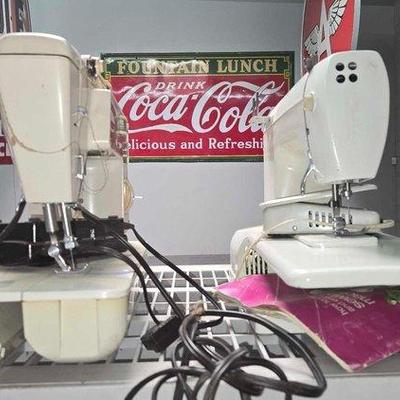 #2090 • (2) Sewing Machines
