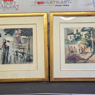 #2744 • (2) Mark King Art Works

