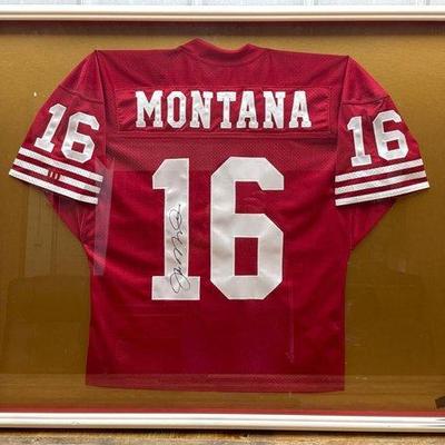 #1802 • Joe Montana San Francisco 49ers Signed Jersey
