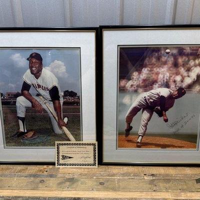 Sale Photo Thumbnail #164: #1868 • Juan Marichal & Willie McCovey San Francisco Giants Signed Photographs
