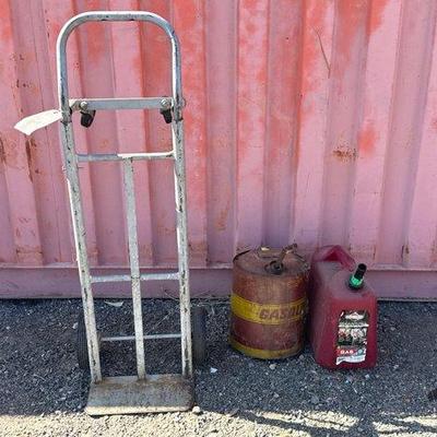 #84000 • Milwaukee Dolly and 2 Gas Cans
