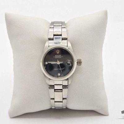 Sale Photo Thumbnail #106: #1106 • Rolex Oyster Perpetual DateJust Wristwatch
