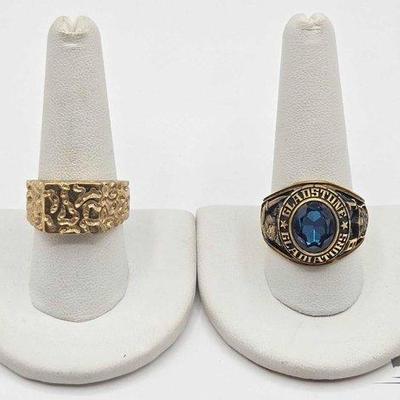 #1022 • (2) Costume Jewelry Rings
