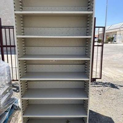 #90508 • 3 Metal Bookshelves

