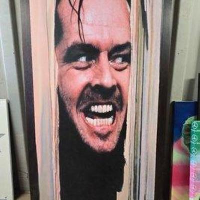 Sale Photo Thumbnail #246: #2720 • The Shining "Heres Johnny" Steve Kaufman Signed
